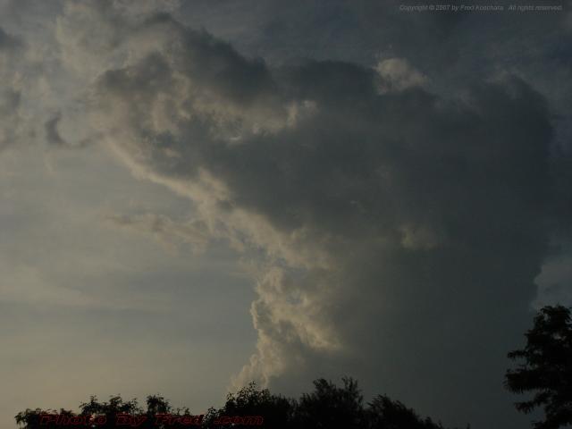 Painted Cloudscape Over Cambridge, from Esplanade